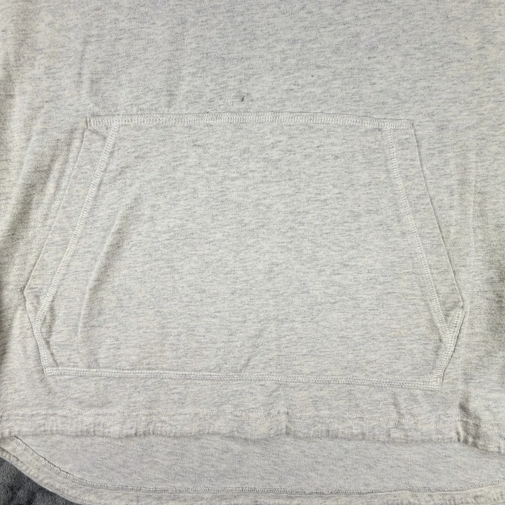 Adidas Originals Men's M Gray Short Sleeve Sweatshirt Kangaroo Pocket Trefoil